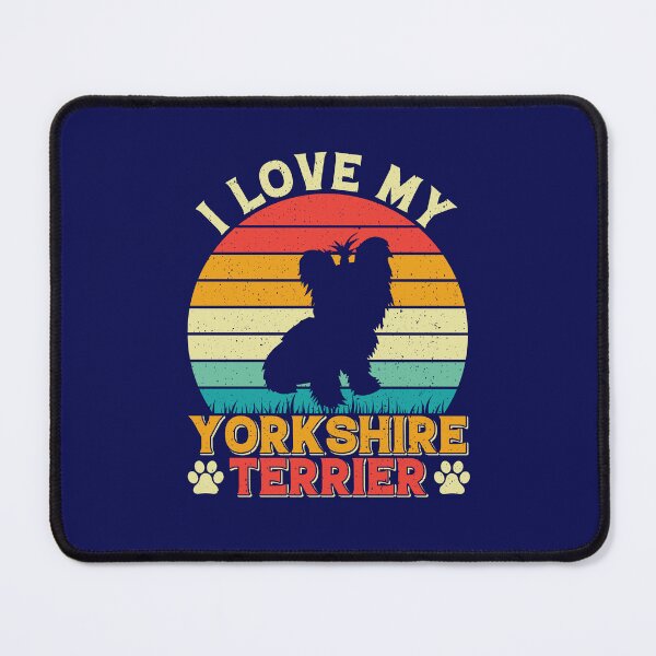 Item preview, I Love My Yorkshire Terrier Dog Mom Soft Girl Design T-shirt designed and sold by MalwasBasket.