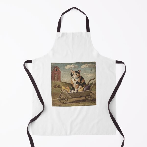 Item preview, Calico Cat Harvest Folk Art - Primitive Portrait designed and sold by PictorialWhimsy.