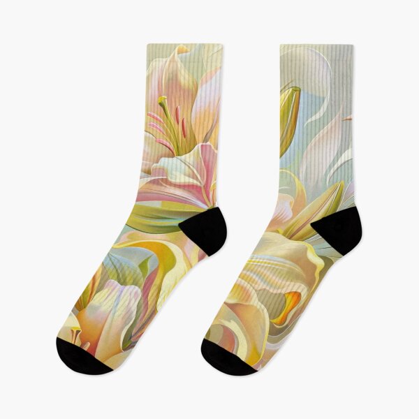 Item preview, Lilies Flowers Artwork designed and sold by MargaretWiktor.