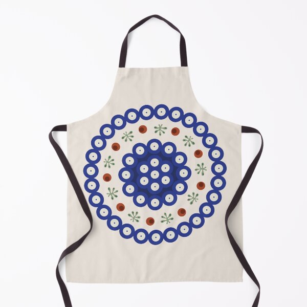 Item preview, Bolesławiec Polish Pottery Folk Floral Plate Pattern designed and sold by MashaVed.