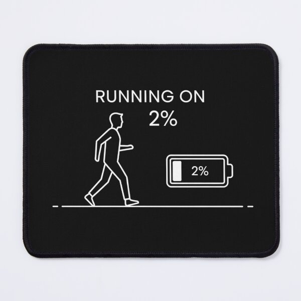 Item preview, Running on 2 Percent Low Battery Introvert Art designed and sold by artlife4.