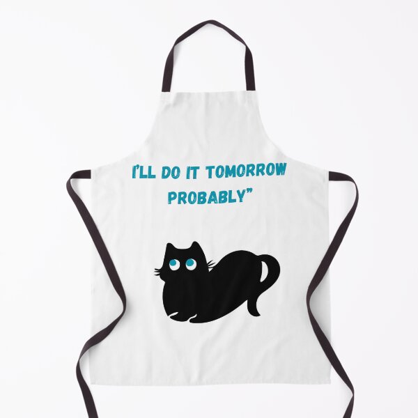 Item preview, I'll Do It Tomorrow Procrastination cat designed and sold by PeplumiArt.