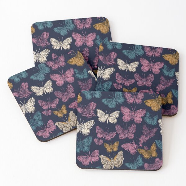 Item preview, Vintage Engraved Butterfly Pattern Art designed and sold by NicolasGlowArt.
