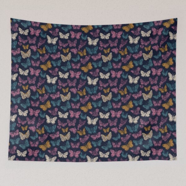 Item preview, Vintage Engraved Butterfly Pattern Art designed and sold by NicolasGlowArt.