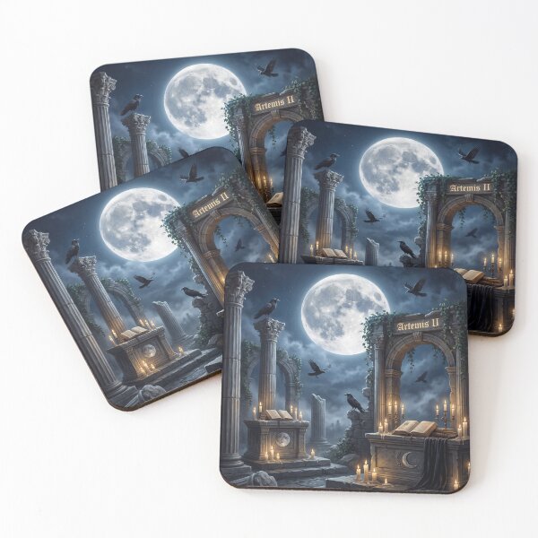 Item preview, Artemis II Moon Goddess Greek Mythology Dark Academia Aesthetic designed and sold by VineVibe16Studio.