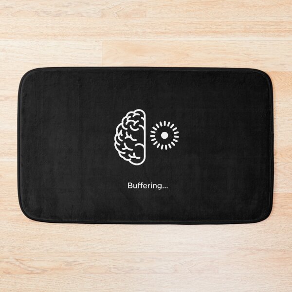 Item preview, Brain Buffering Minimalist Mental Health Art designed and sold by artlife4.