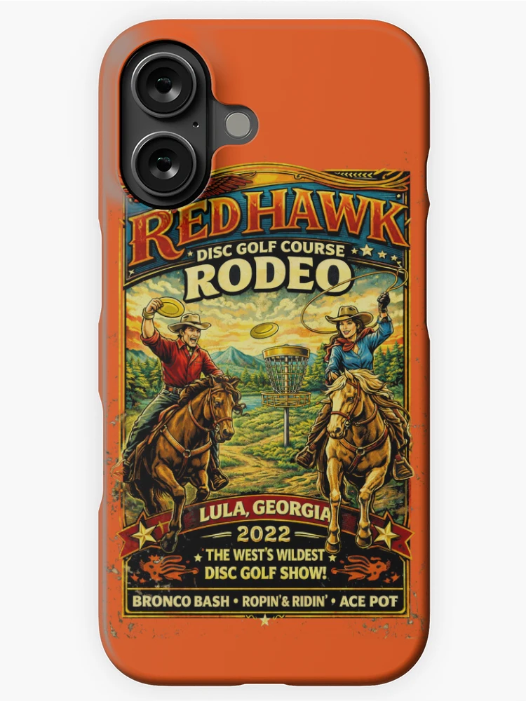 Thumbnail 1 of 4, iPhone Case, Red Hawk Rodeo designed and sold by DiscLula.