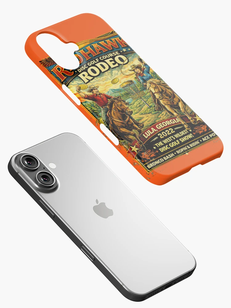 Thumbnail 2 of 4, iPhone Case, Red Hawk Rodeo designed and sold by DiscLula.