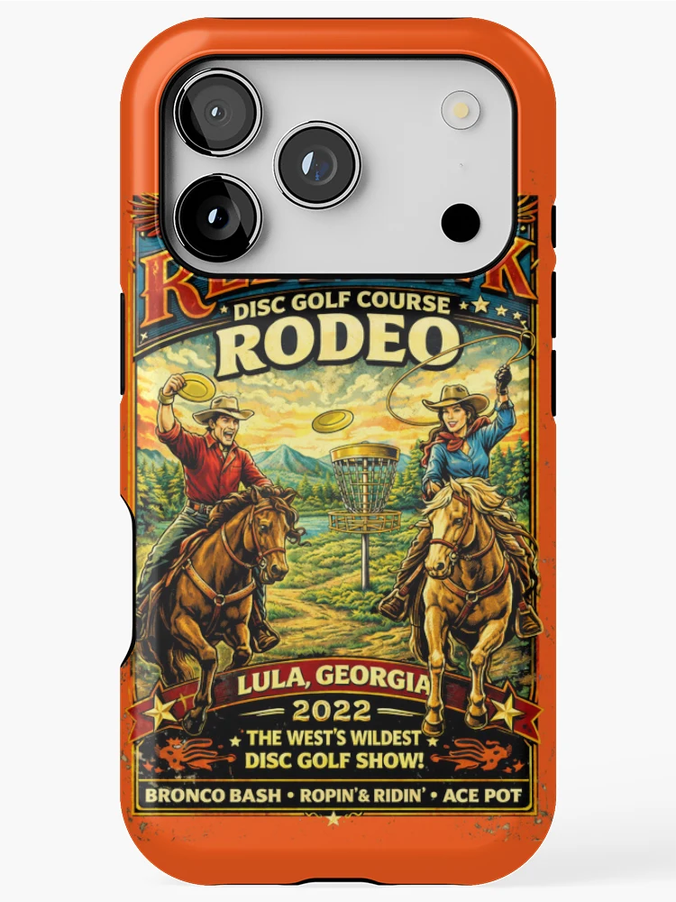 Thumbnail 1 of 4, iPhone Case, Red Hawk Rodeo designed and sold by DiscLula.