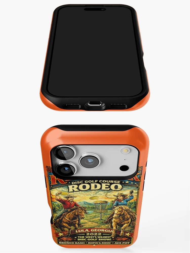 Thumbnail 3 of 4, iPhone Case, Red Hawk Rodeo designed and sold by DiscLula.
