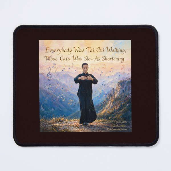 Item preview, Everybody Was Tai Chi Walking – Funny Tai Chi Cartoon designed and sold by Rick London Gifts.