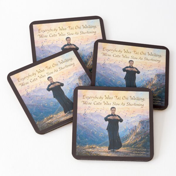 Item preview, Everybody Was Tai Chi Walking – Funny Tai Chi Cartoon designed and sold by Rick London Gifts.