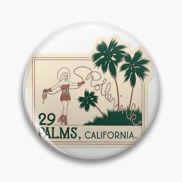 Item preview, 29 Palms Rollerink 29 Palms California Roller Skating Rink Sticker Decal Label Design 3 designed and sold by tislord.