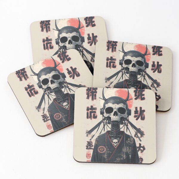 Item preview, SAMURAI SKULLS: Honor, After Death designed and sold by FANTASY FRENZY.