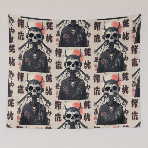 Item preview, SAMURAI SKULLS: Honor, After Death designed and sold by FANTASY FRENZY.