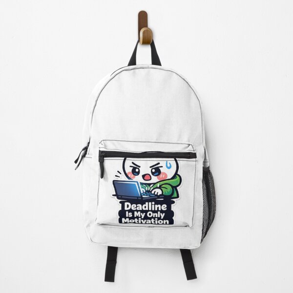 Item preview, Deadline Is My Only Motivation Sticker, Funny Study Meme, Procrastination Humor, Cute Kawaii Student Laptop Sticker designed and sold by VibrantArtful7.