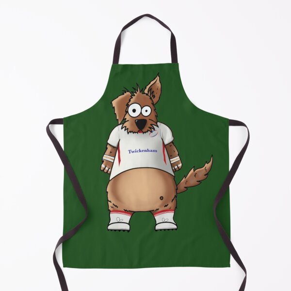 Item preview, Bam Bam the Twickenham Rugby Dog: Nostalgic Sports Fan Art designed and sold by Englandbear.