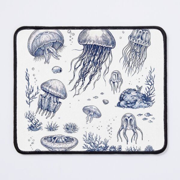Item preview, Blue Ocean Octopus Illustration, Sea animals designed and sold by GogaVibeRe.