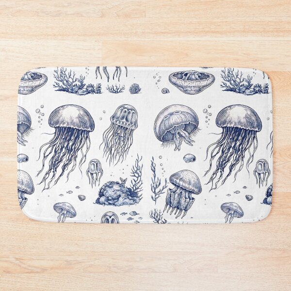 Item preview, Blue Ocean Octopus Illustration, Sea animals designed and sold by GogaVibeRe.