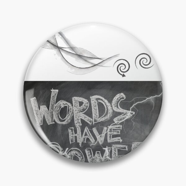 Item preview, Words Have Power - Inspirational Quote designed and sold by SidonStudioPT.