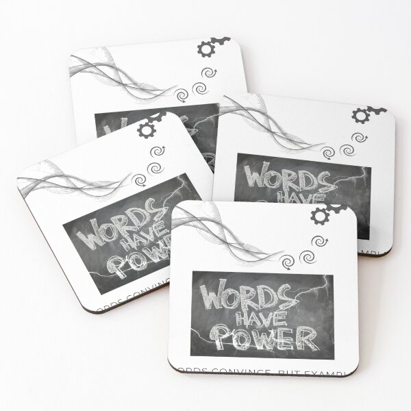Item preview, Words Have Power - Inspirational Quote designed and sold by SidonStudioPT.
