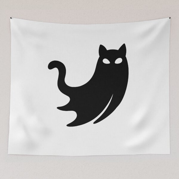 Item preview, Ghost Cat (white bg) designed and sold by byebyesally.