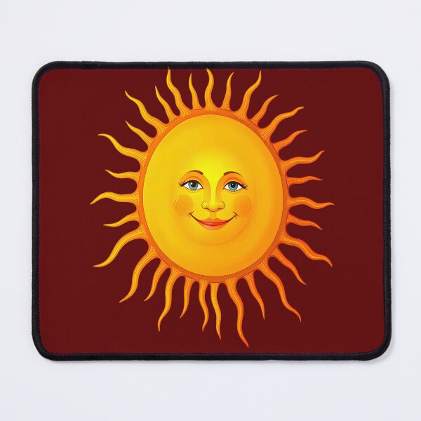Item preview, Sun cartoon with face designed and sold by Creative Visualize.