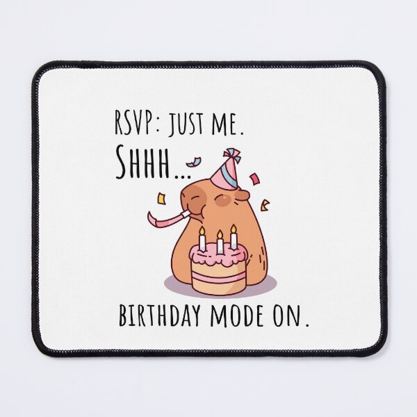 Item preview, ? Silent Birthday Mode: Introverts Edition designed and sold by Dinaelsherkawy.