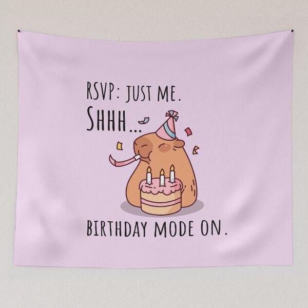 Item preview, ? Silent Birthday Mode: Introverts Edition designed and sold by Dinaelsherkawy.