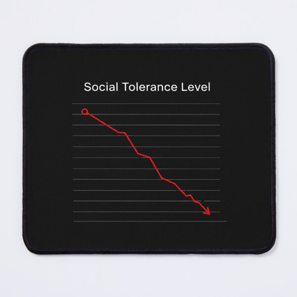 Item preview, Social Tolerance Level Descending Graph Tech Art designed and sold by artlife4.