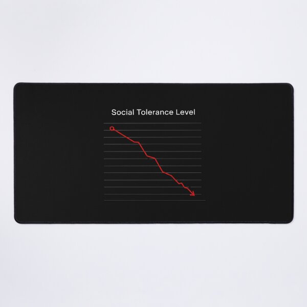 Item preview, Social Tolerance Level Descending Graph Tech Art designed and sold by artlife4.