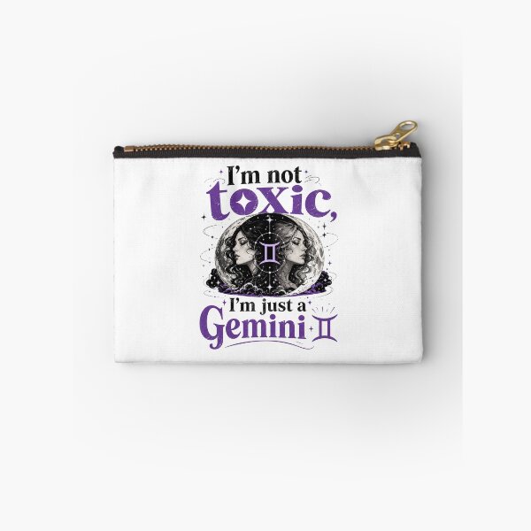 Item preview, I’m Not Toxic, I’m Just a Gemini ♊ | Humor Zodiac Astrology T-Shirt designed and sold by ZorviqueStudio.