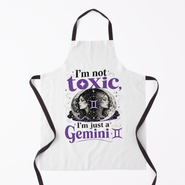 Item preview, I’m Not Toxic, I’m Just a Gemini ♊ | Humor Zodiac Astrology T-Shirt designed and sold by ZorviqueStudio.