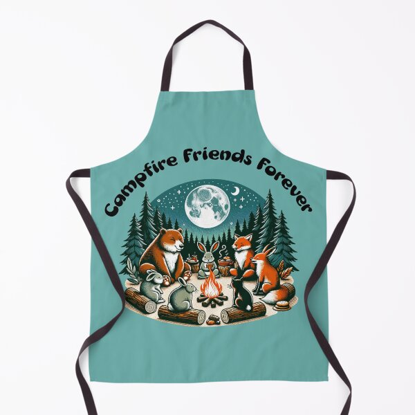 Item preview, Campfire Friends Forever – Cozy Forest Animals Camping Night Design designed and sold by Sachie's Studio.