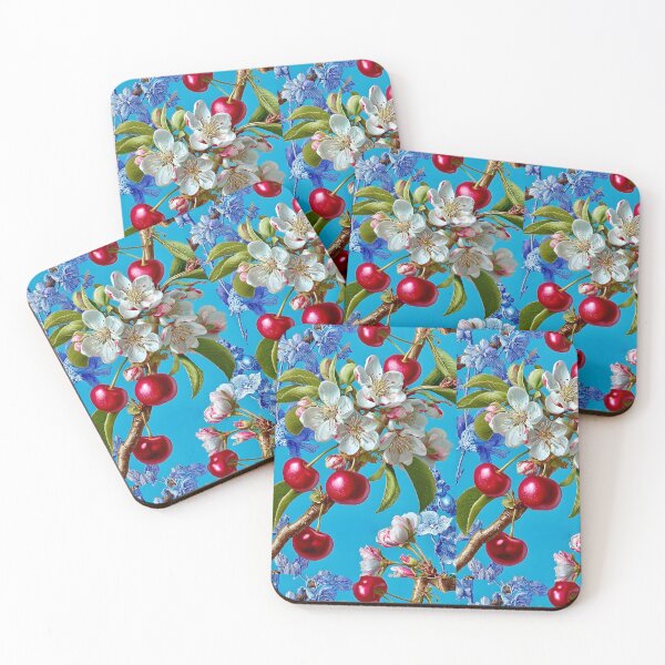 Item preview, Estampado floral azul vibrante designed and sold by CMooreWorx.