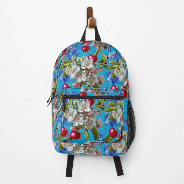 Aperçu de l'œuvre Motif floral bleu vif créée et vendue par CMooreWorx.