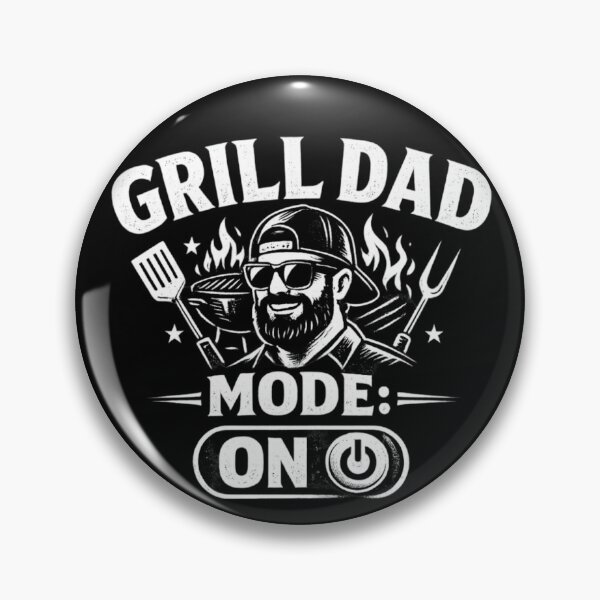 Item preview, Grill Dad Mode ON Funny BBQ Dad Switch Backyard Barbecue King Gift designed and sold by Ladys-Gents.