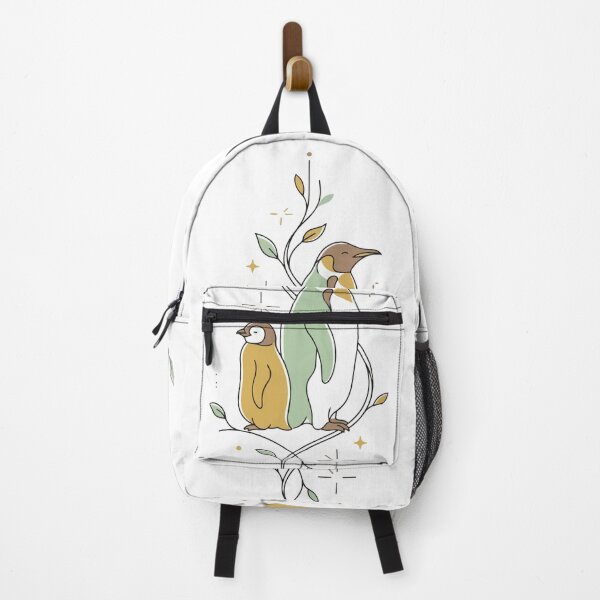 Item preview, Mystical Celestial Penguin Family Botanical Art designed and sold by BestChoiceService.