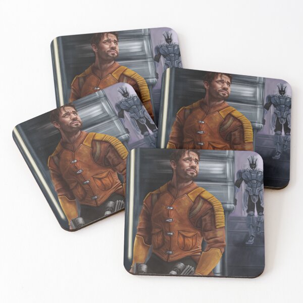 Item preview, Carth Onasi — Knights of the Old Republic Art Print, Cinematic Poster, Fan Art designed and sold by NathanRuchArt.