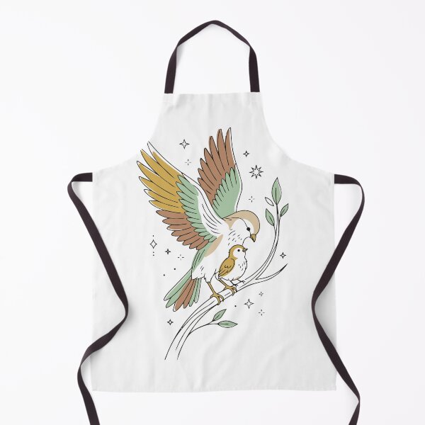 Item preview, Mystical Celestial Bird Mother and Chick Art designed and sold by BestChoiceService.