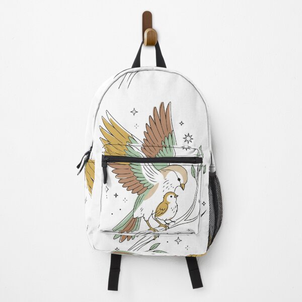 Item preview, Mystical Celestial Bird Mother and Chick Art designed and sold by BestChoiceService.