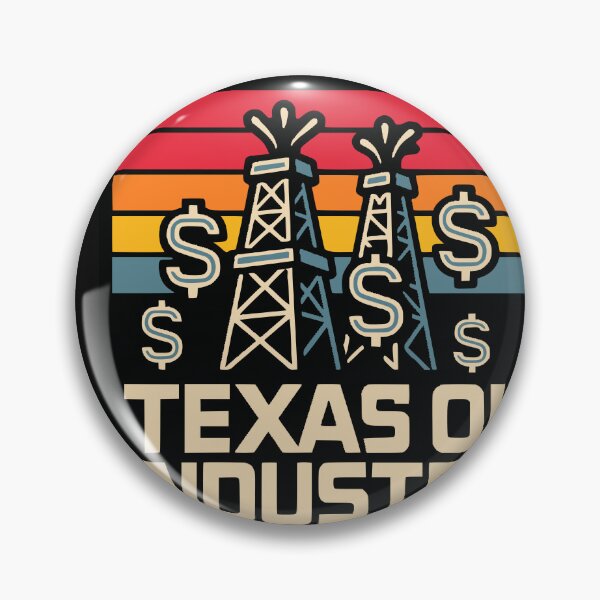 Item preview, Texas Oil Industry Retro Sunset Oil Rig Worker designed and sold by Tsugraf Designs.