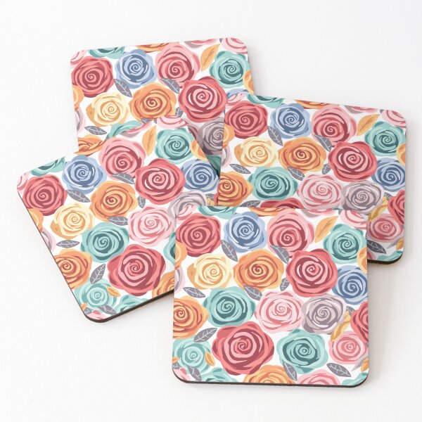 Item preview, Retro 3d Rose floral patterns designed and sold by JosueShop101.