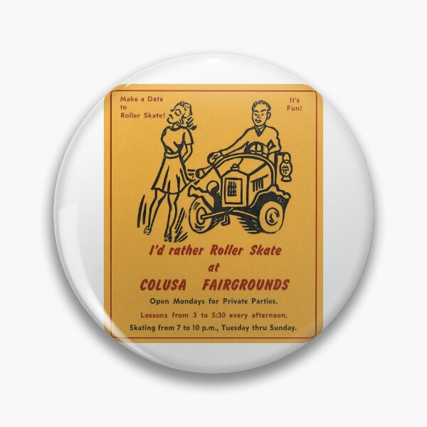 Item preview, Colusa Fairgrounds Colusa California Roller Skating Rink Sticker Decal Label designed and sold by tislord.