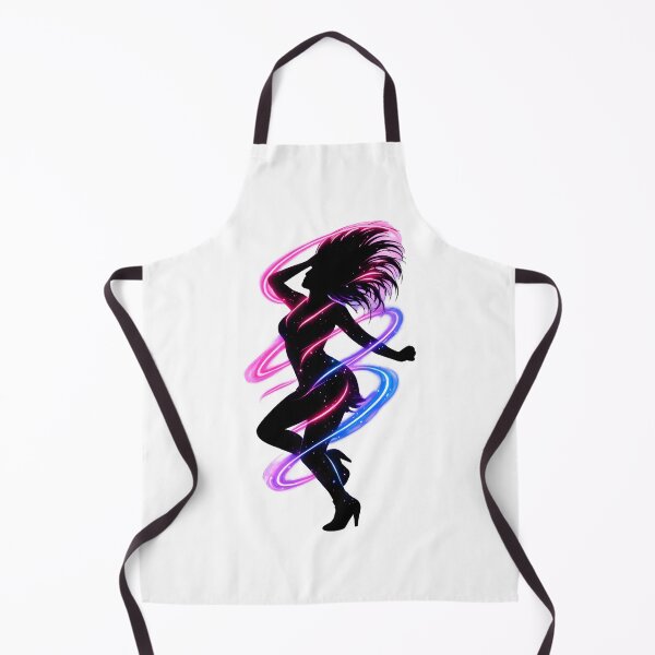 Item preview, Neon Dance Silhouette – Glow Light Trails Dancer Design designed and sold by darkan1.