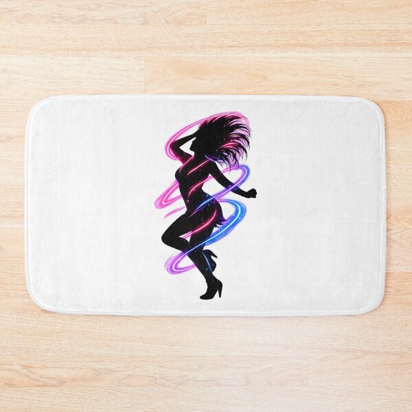 Item preview, Neon Dance Silhouette – Glow Light Trails Dancer Design designed and sold by darkan1.