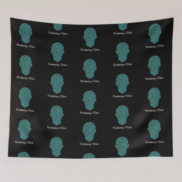 Item preview, Overthinking Fashion Minimalist Mental Wellness Art designed and sold by artlife4.