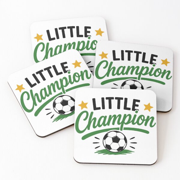 Item preview, Little Champion – Kids Soccer Winner Design designed and sold by Gift Phrase Studio.