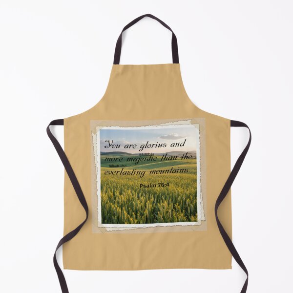 Item preview, Psalm 76:4 pastoral scene designed and sold by Robo-Mart Smart Shopping.