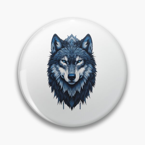 Item preview, Arctic Alpha — Mystic Wolf Portrait Fine Art Print & T-Shirt Design designed and sold by GrowNest.
